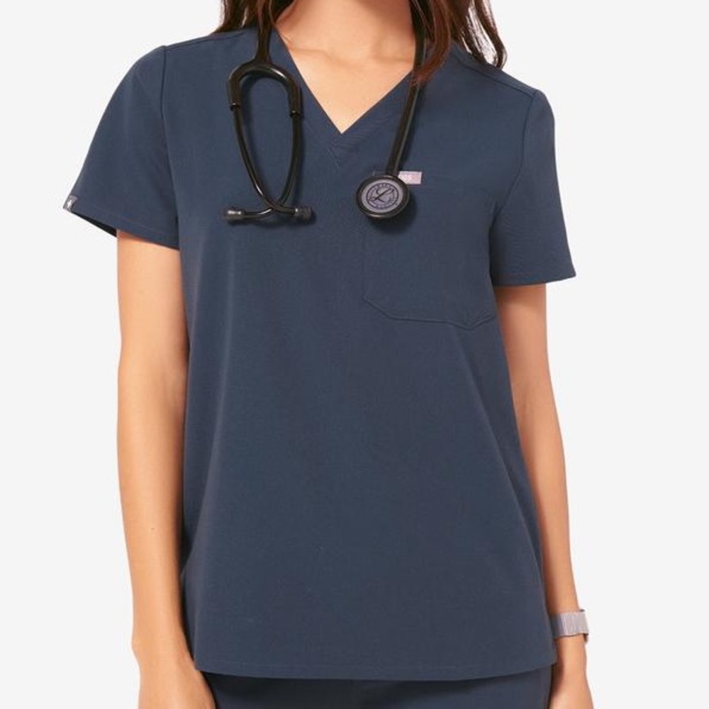 FIGS Catarina Scrub Top Dark Harbor M